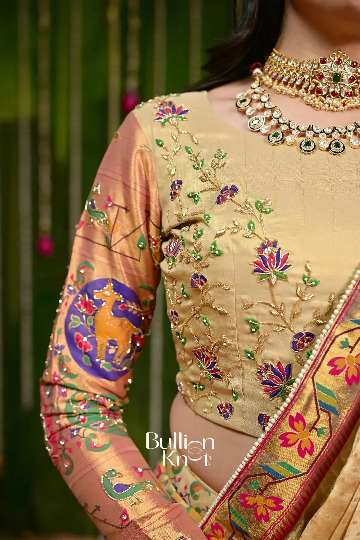 Akshaya Royal Paithani Lehenga - Image 4