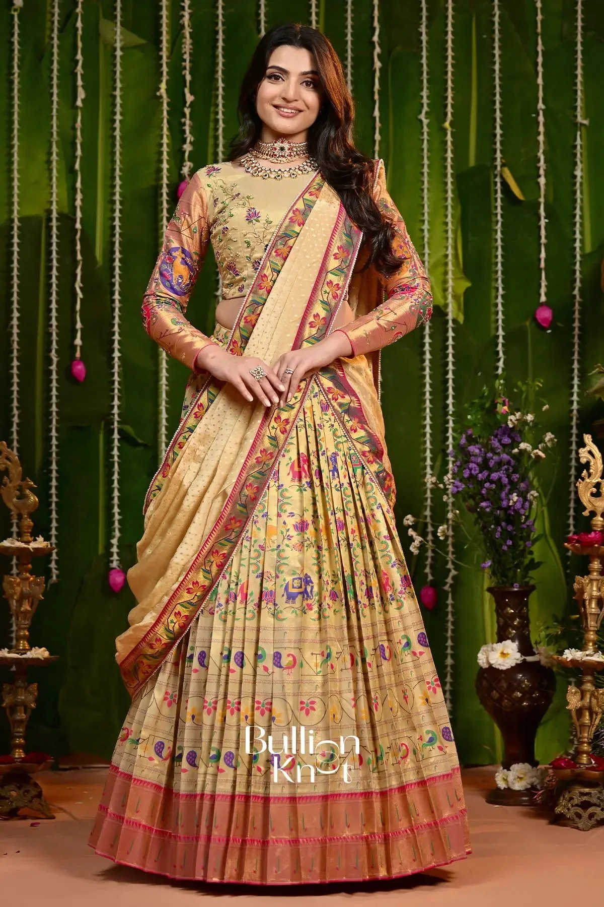 Akshaya Royal Paithani Lehenga - Image 9