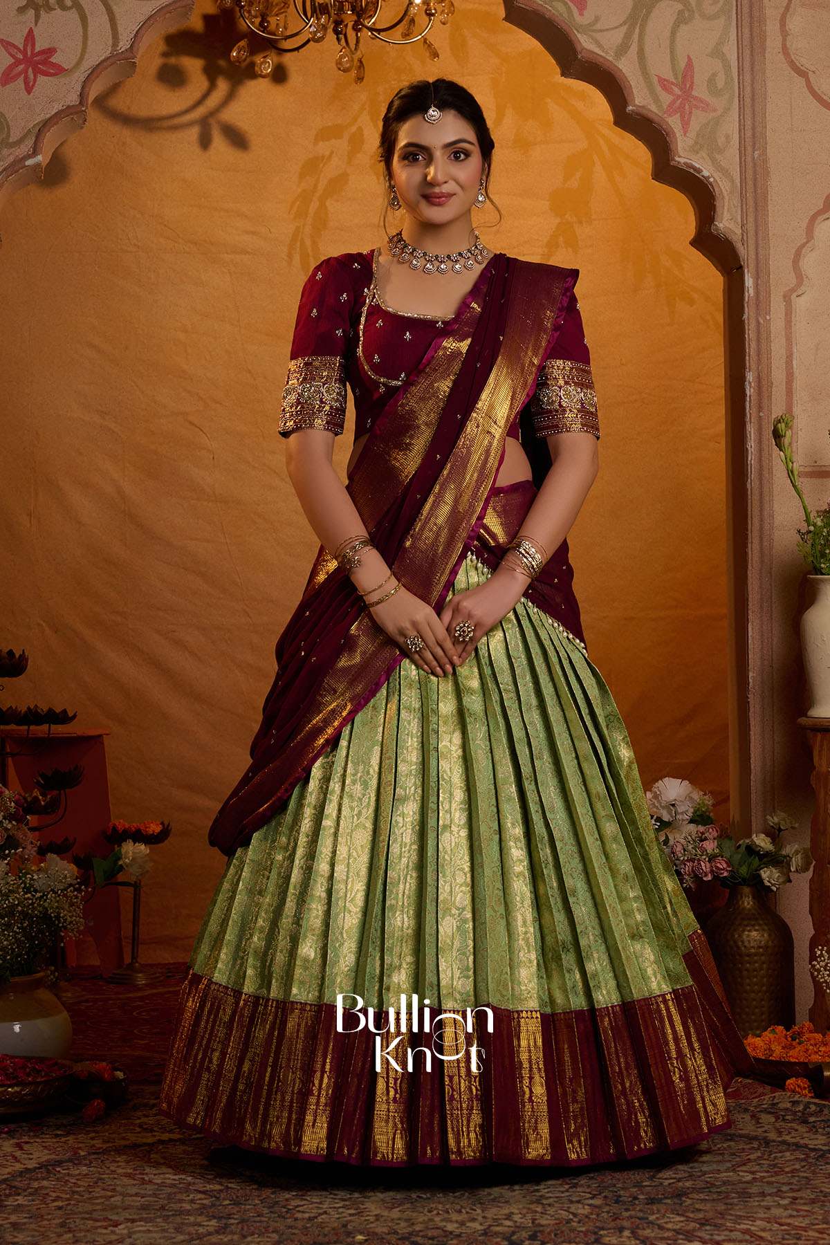 Can Can Skirt + Indira Vastra Lehenga Bundle for Stunning Looks - Image 5