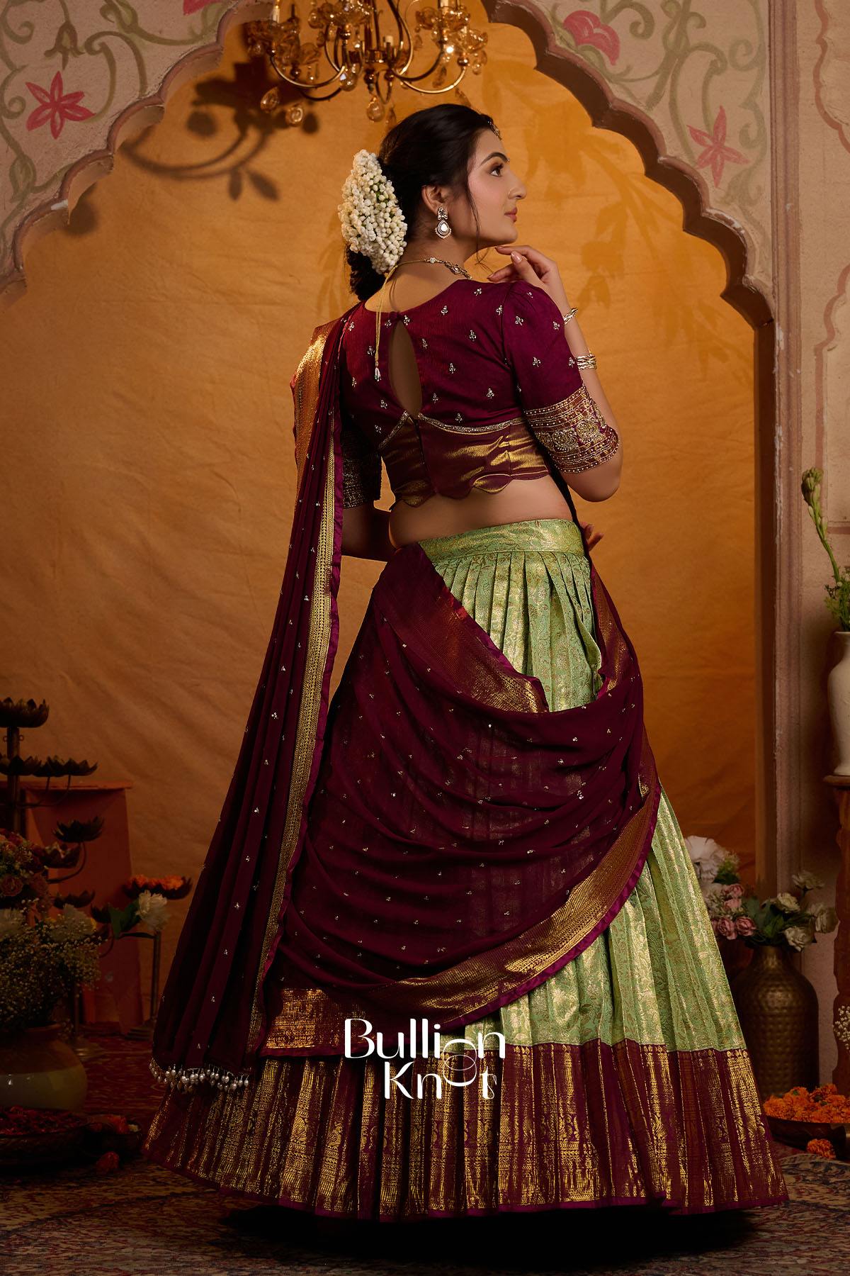 Can Can Skirt + Indira Vastra Lehenga Bundle for Stunning Looks - Image 6
