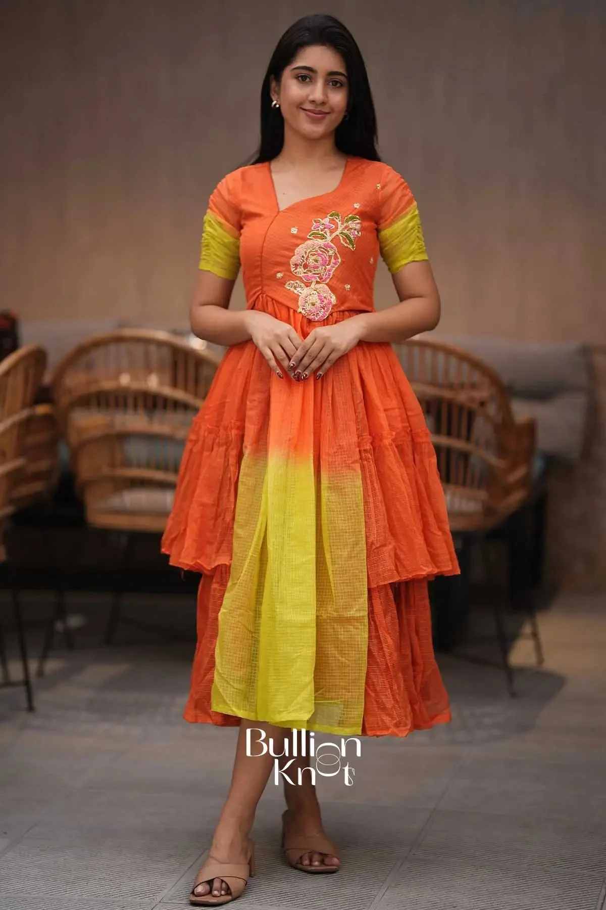Diora Lime Midi Dress - Stylish Comfort for Summer - Image 3