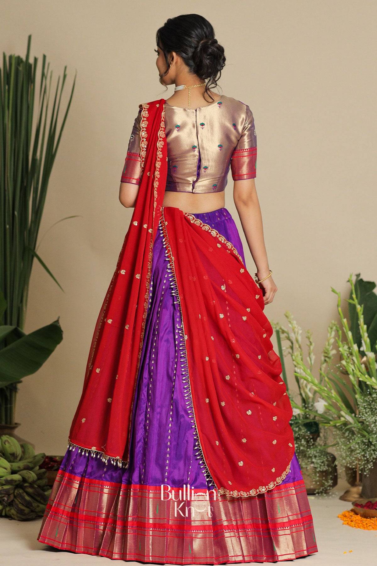 Gita Pethani  Purple Lehenga Set - Image 4