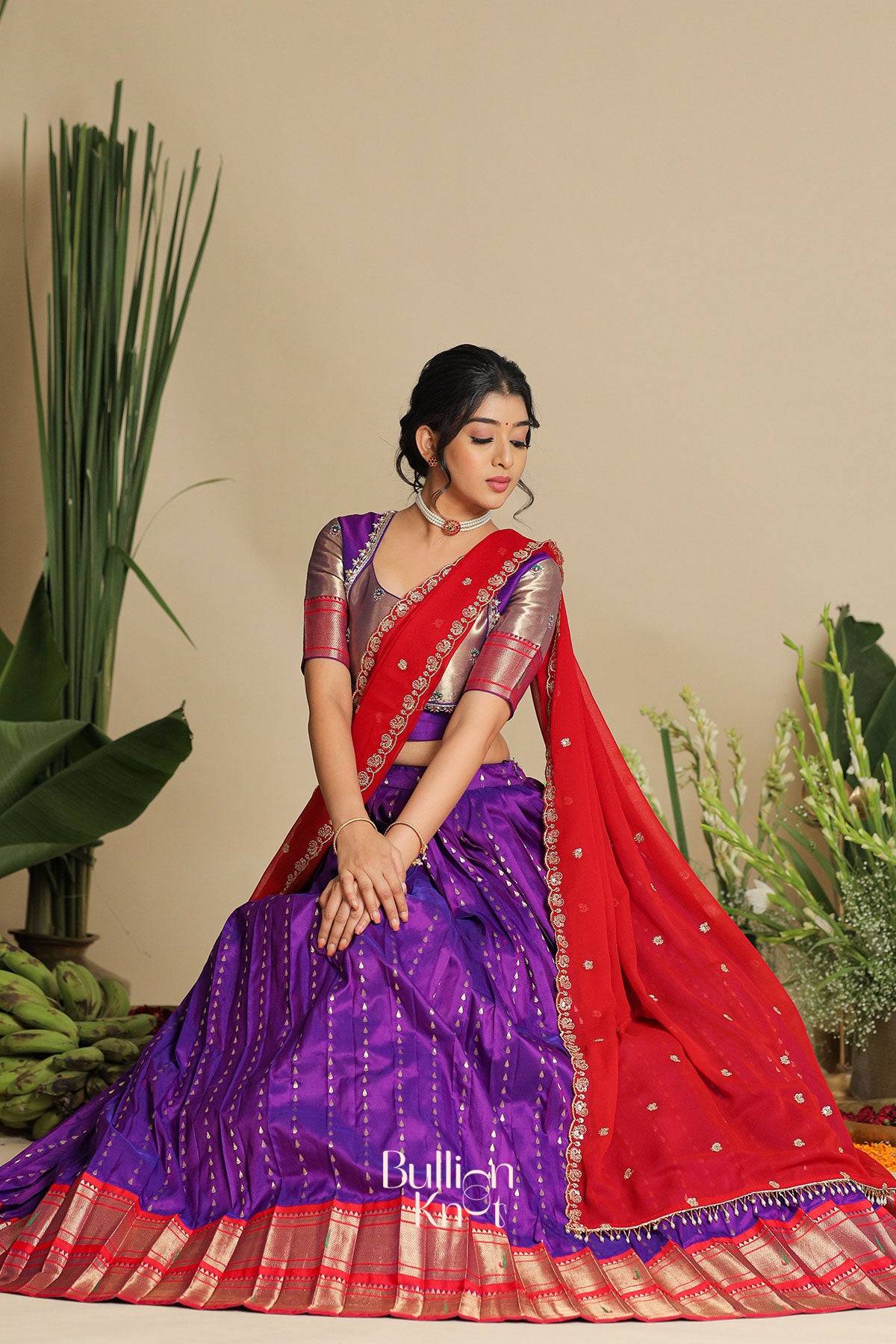 Gita Pethani  Purple Lehenga Set - Image 6