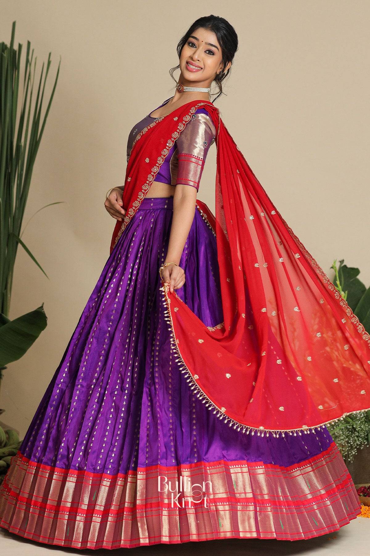 Gita Pethani  Purple Lehenga Set - Image 7