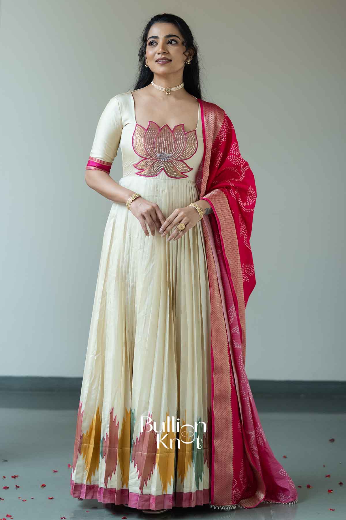 Ilyara Silk Anarkali Suit Set for Elegant Occasions - Image 4