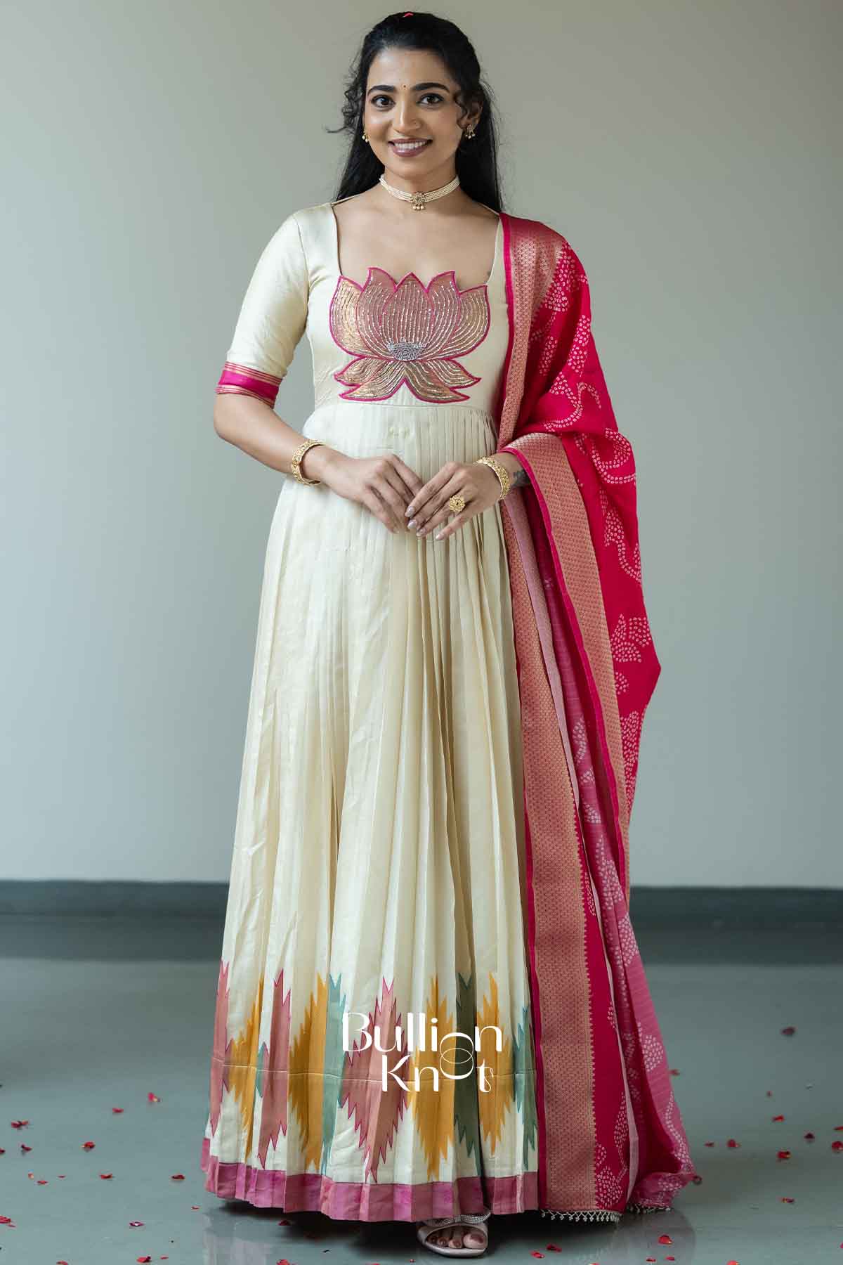Ilyara Silk Anarkali Suit Set for Elegant Occasions - Image 5