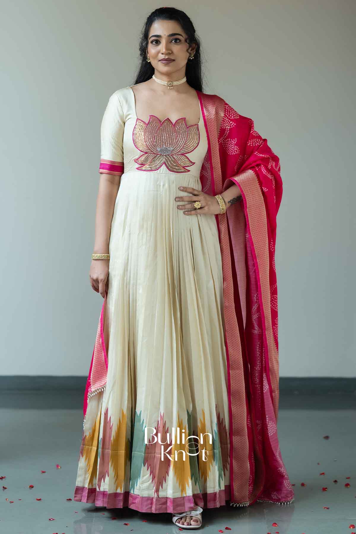 Ilyara Silk Anarkali Suit Set for Elegant Occasions - Image 6