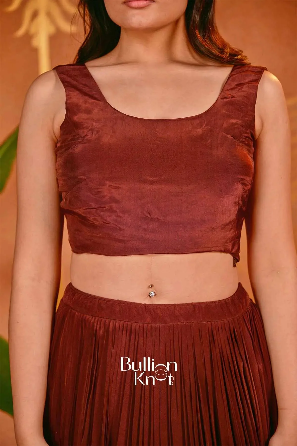 Kamala Brown Indo Western Dress Set Collection - Image 4