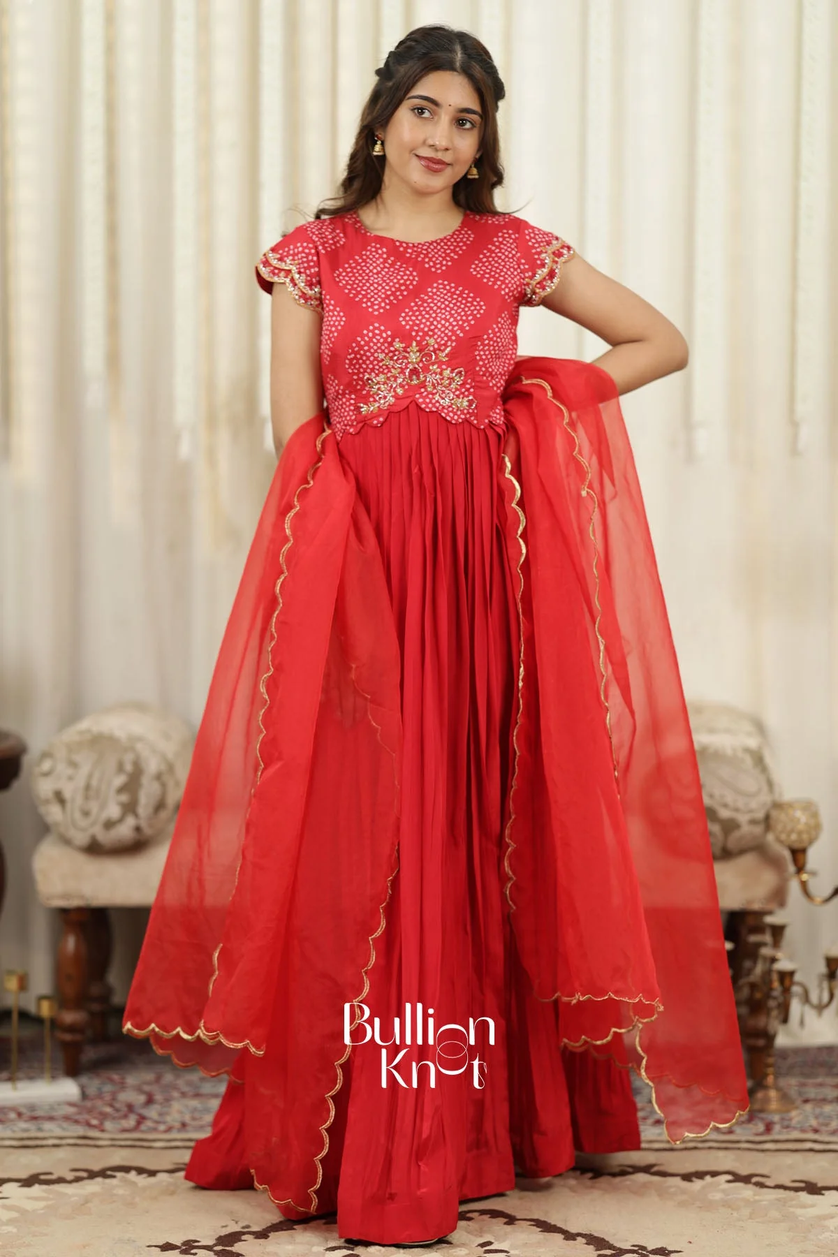 Pallavi Natural Crepe Anarkali Dress for Festive Wear - Image 6