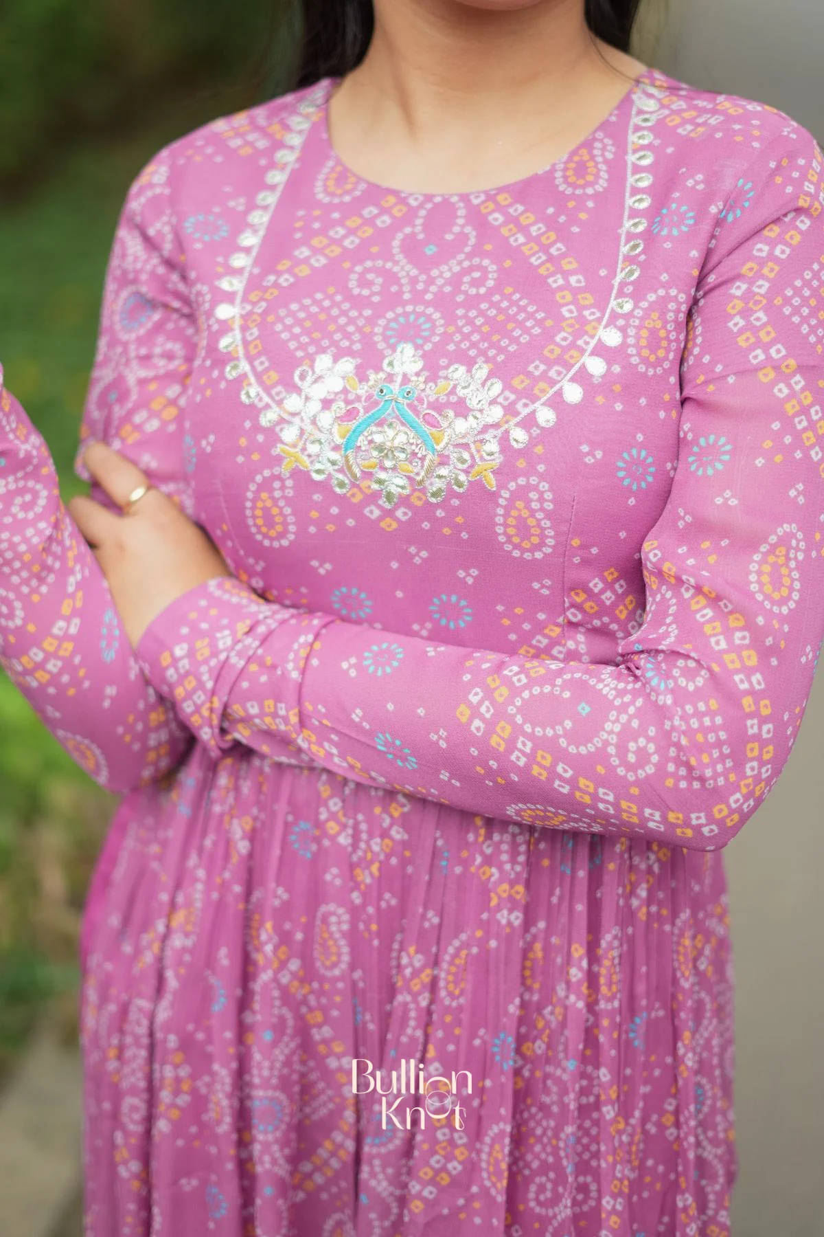 Pragati Kurta Set in Pink - Image 2