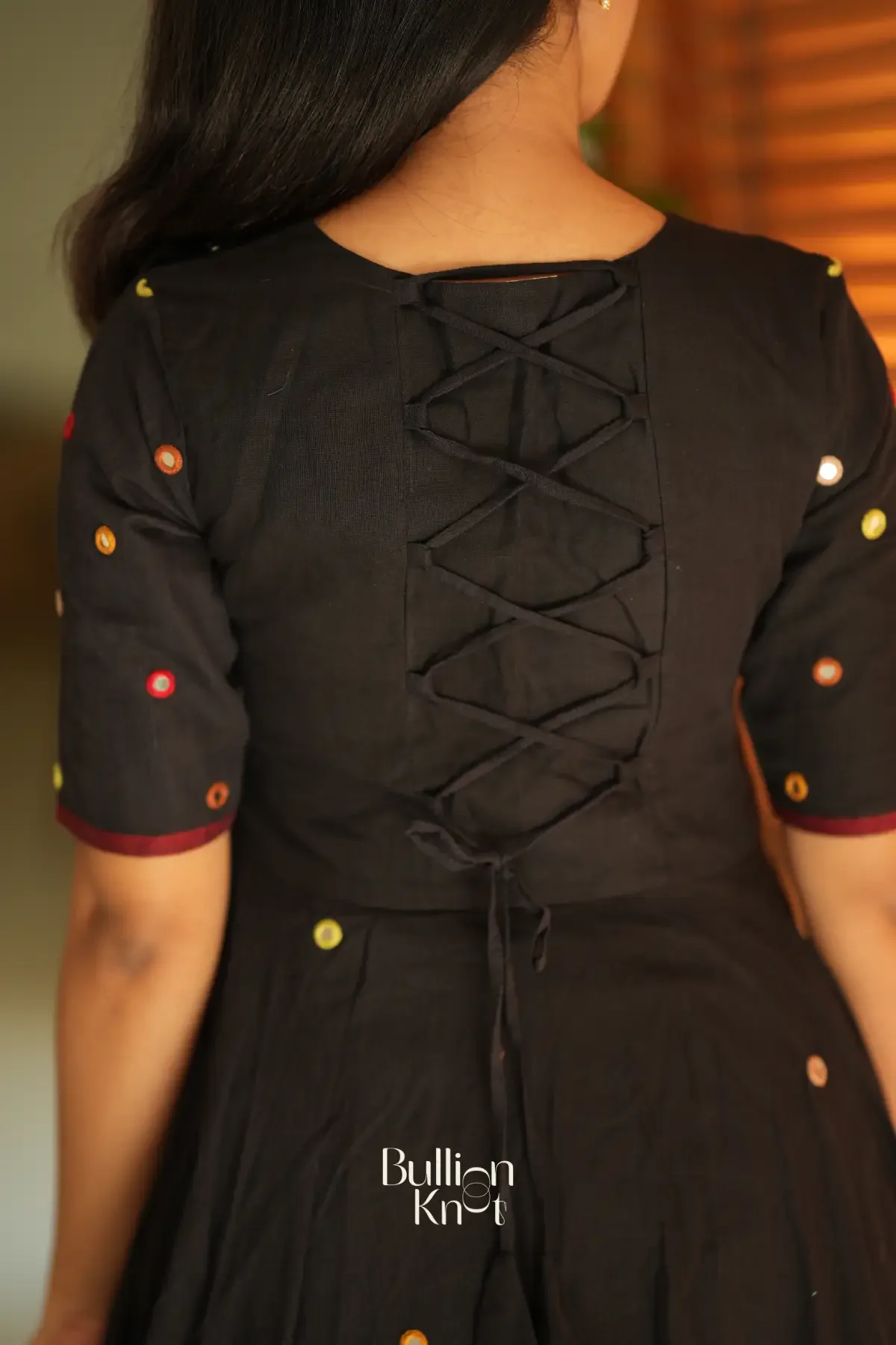 RajMukhi  Black Anarkali Suit Set - Image 2
