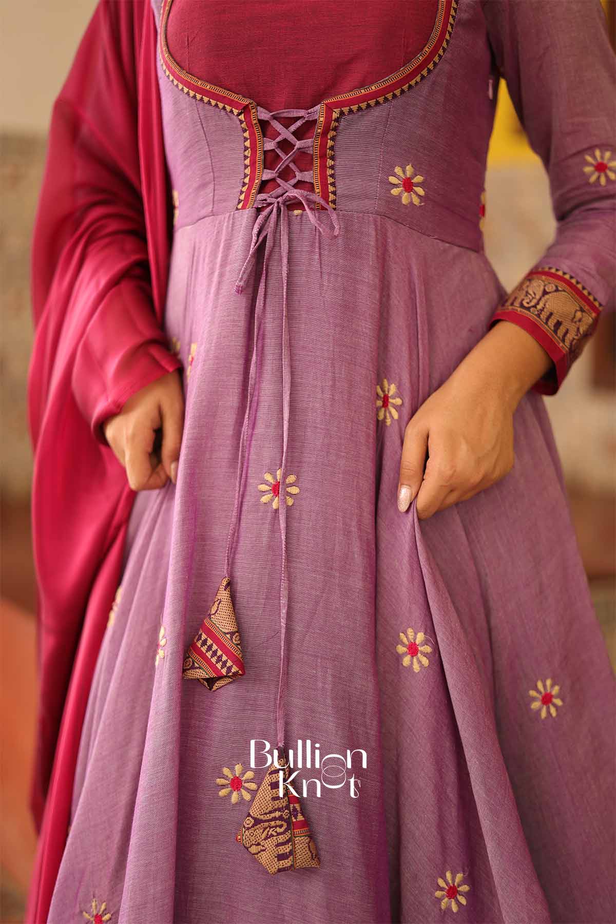 Shivani Handloom Anarkali Kurta Set for Every Occasion - Image 3