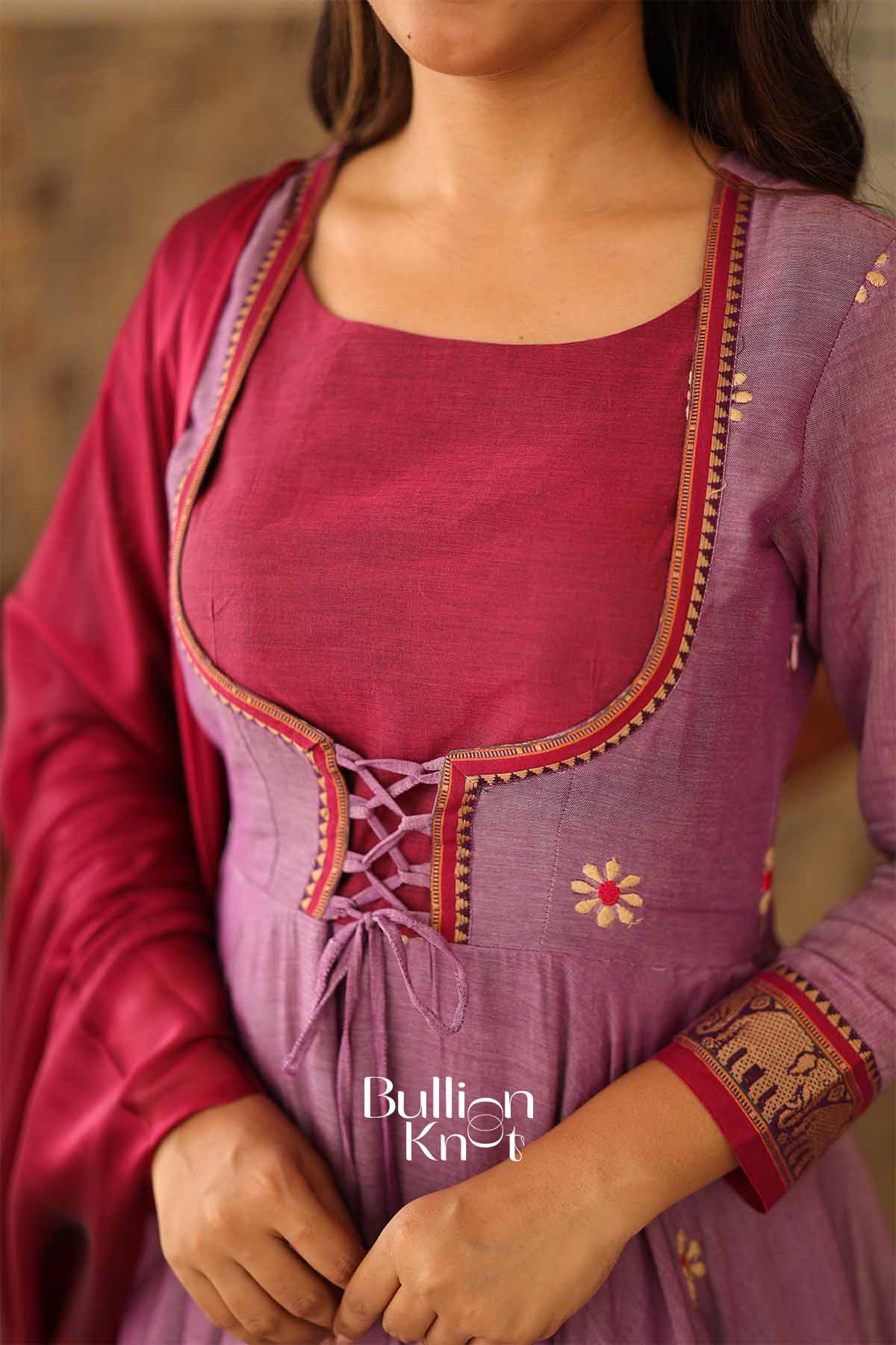 Shivani Handloom Anarkali Kurta Set for Every Occasion - Image 4