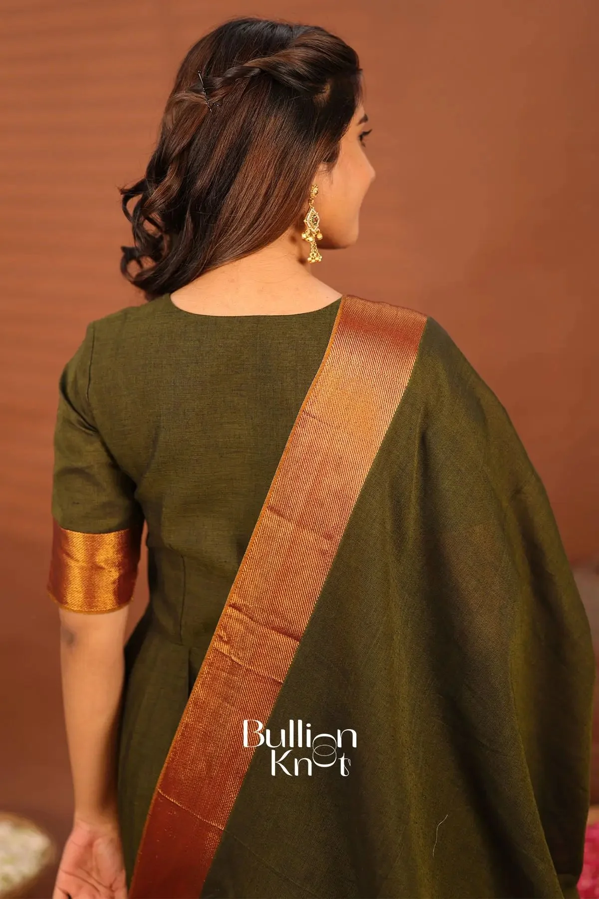 Shravani Green Anarkali Gown Set with Dupatta - Image 6