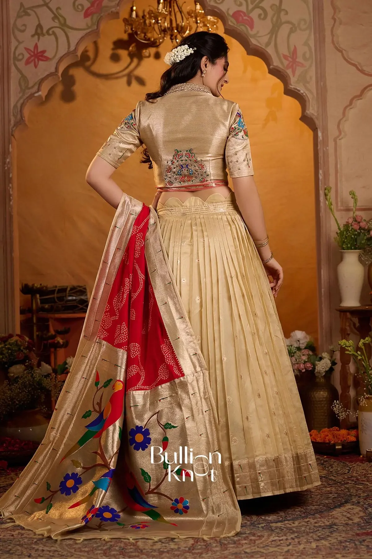 Shyamalika Chanderi Silk Lehenga Set for Elegant Occasions - Image 3
