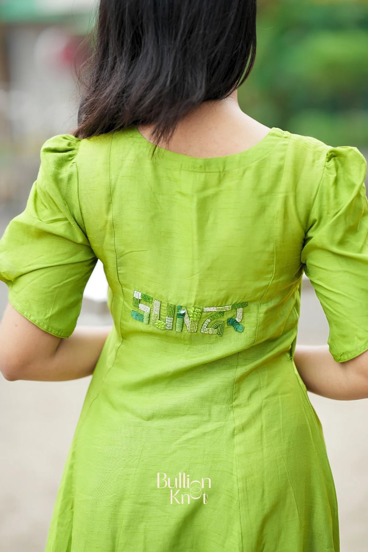 Sundar Kurta Set in Green - Image 4