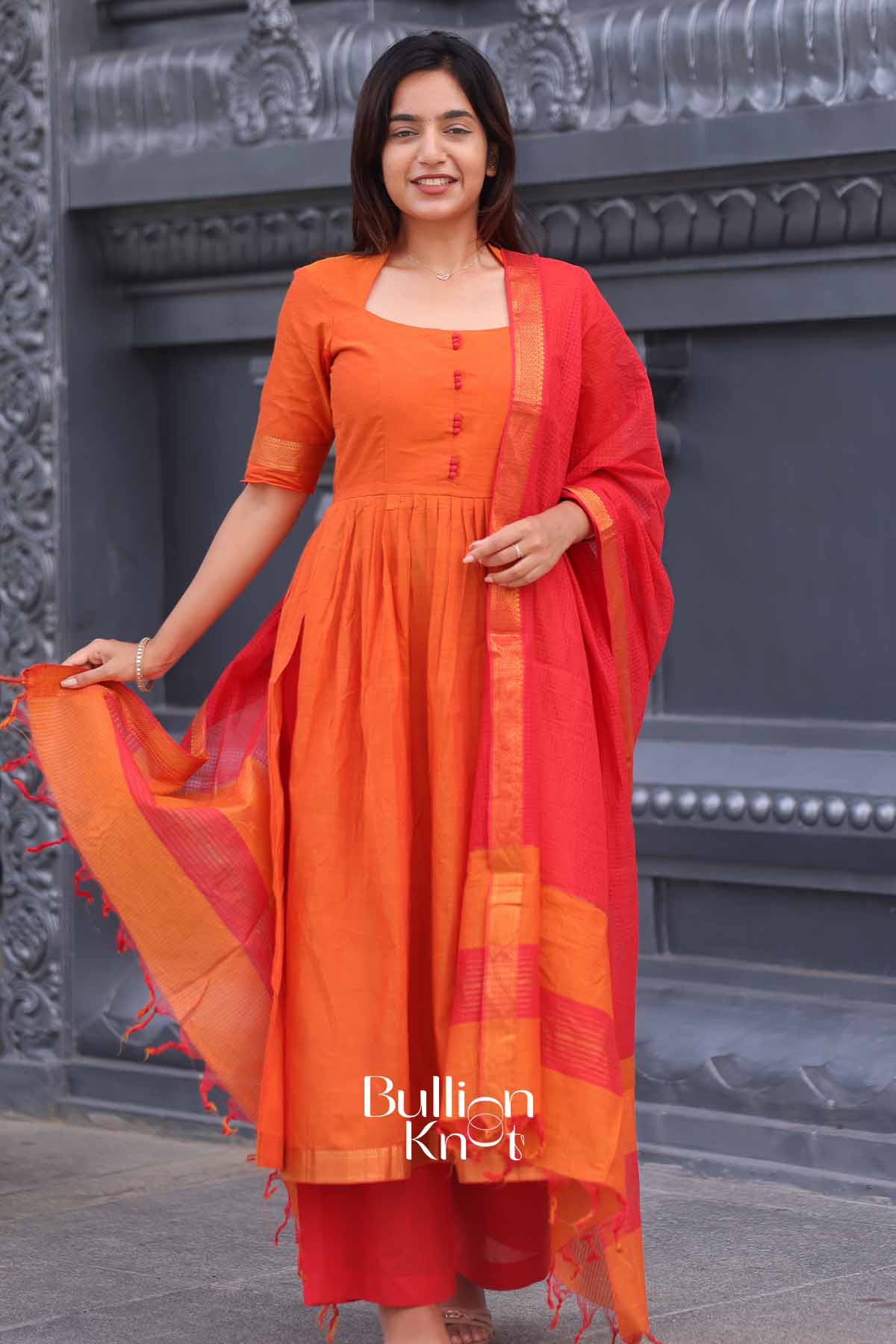 Tulsi | Handloom Cotton Suit Set for Women | Festive Ethnic & Office Wear - Image 7