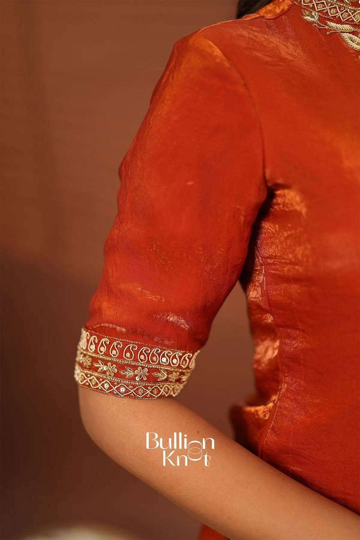 Vihaana Glowsy Silk Indowestern Dress - Image 8